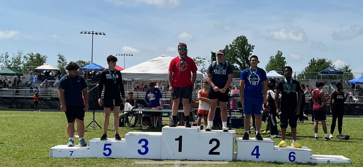 Aydan Harris top ranked in middle school shot put in Greenville County!!! Let’s Gooooo!!! #BetheVillage #RelaxNThrow <a href="/AshleyCWardlaw/">Ashley C. Wardlaw</a> <a href="/brhstigers/">Blue Ridge High School</a>