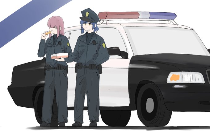 「holding policewoman」 illustration images(Latest)
