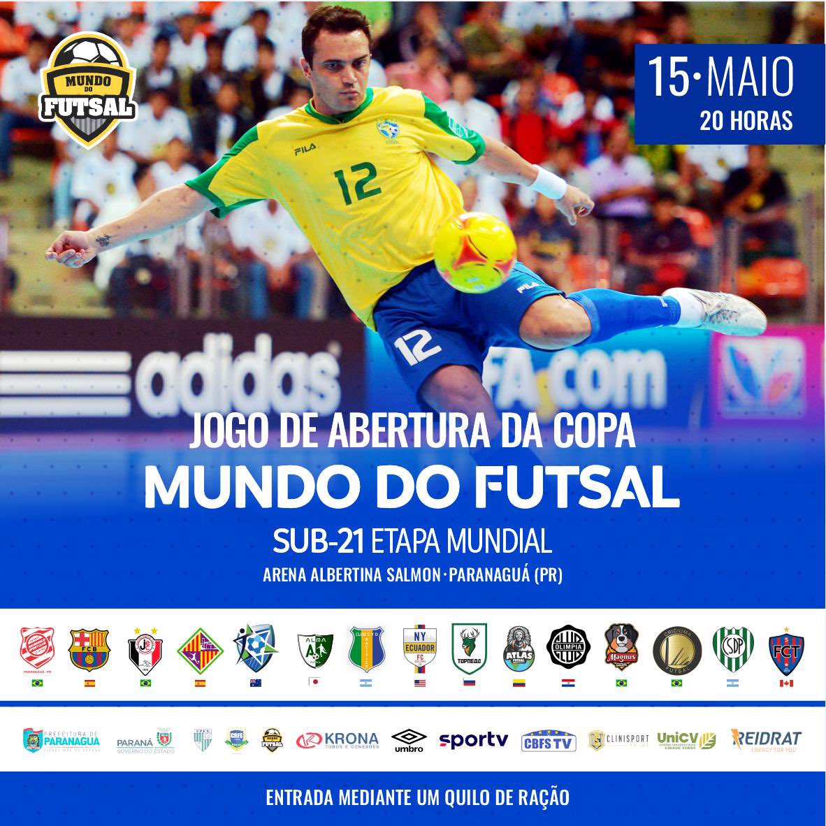 #FalcãoEmParanaguá

Para ficar marcado na história de Paranaguá, no dia 15 de maio, às 20h, a Arena Albertina Salmon receberá Falcão, o maior jogador de futsal de todos os tempos! 
Falcão fará a grande abertura da Copa Mundo do Futsal.
<a href="/Falcao12oficial/">Alessandro R. Vieira</a>