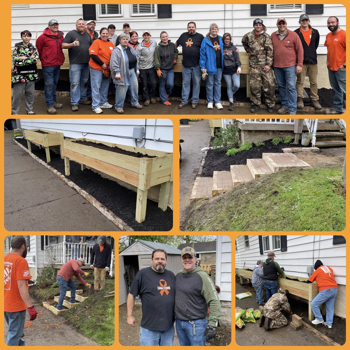 mpmorgan38301's tweet photo. D104 is Gearing Up for Spring!
Team Depot Serving Veterans by building steps, raised garden beds & landscaping. Proud to be part of D104 #SpringIntoService @AkronHomeDepot @lharp3841 @John_Lerch @julescommon @GonzalezNAngela @DaveMusen https://t.co/sEWgRBoKip