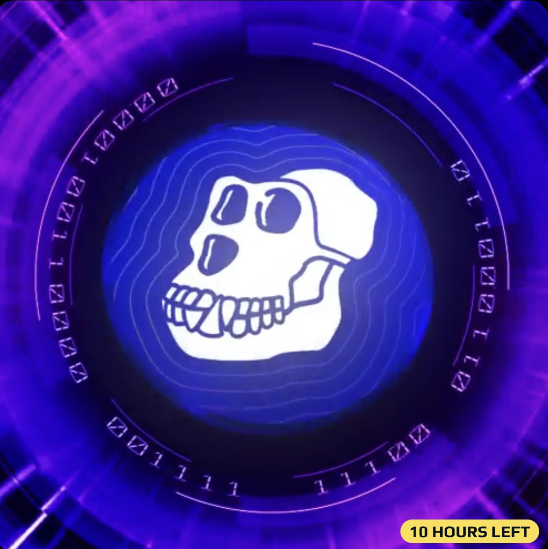 Our 420 $ape competition draws in 10 hours! 

3 people have entered so far 👀

Like + RT = chance to win 1 FREE entry

Enter HERE: metawin.com/competition/72…

#METAWIN