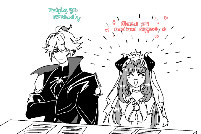 i firmly believe she got picked as a judge just to counteract his vibes