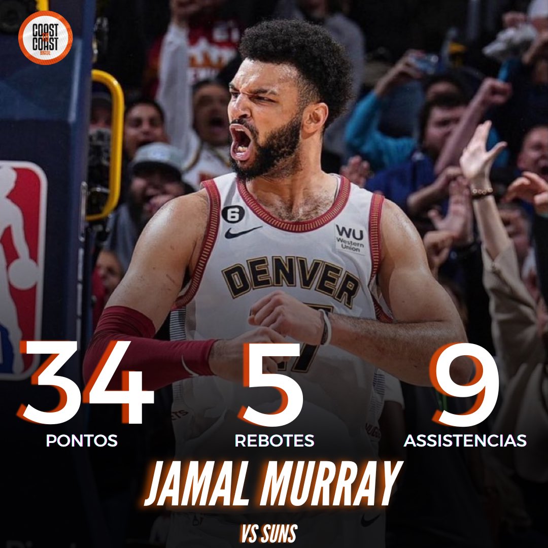 Coast to Coast Brasil NBA on Twitter "O DENVER NUGGETS VENCE O PHOENIX SUNS E ABRE 10 NA