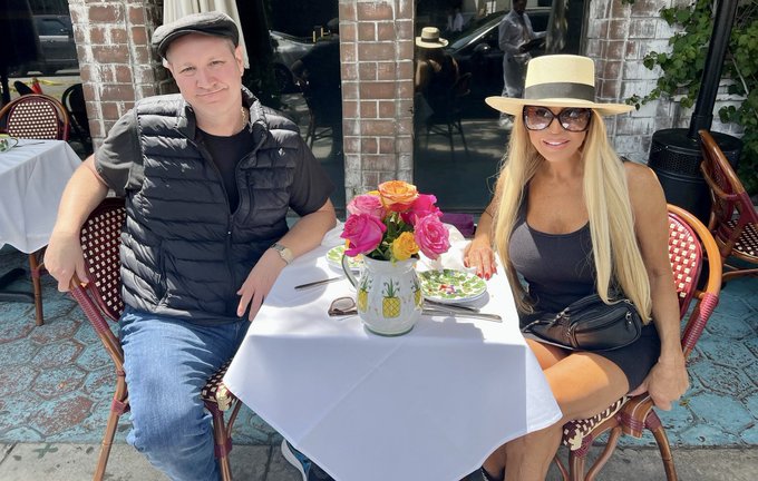 Lunching at The Ivy Beverly Hills with Joe Williamson talking upcoming Rock’N’SeXXXy Uncensored shows