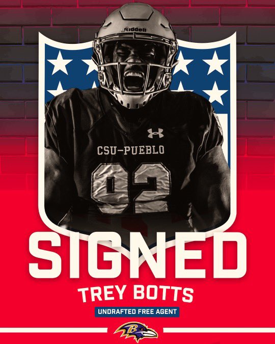 Congratulations to The Pack’s very own <a href="/Botts92/">Trey Botts</a> on signing with the Baltimore Ravens!! This is only the beginning!!

#ThePack
#ToTheTop