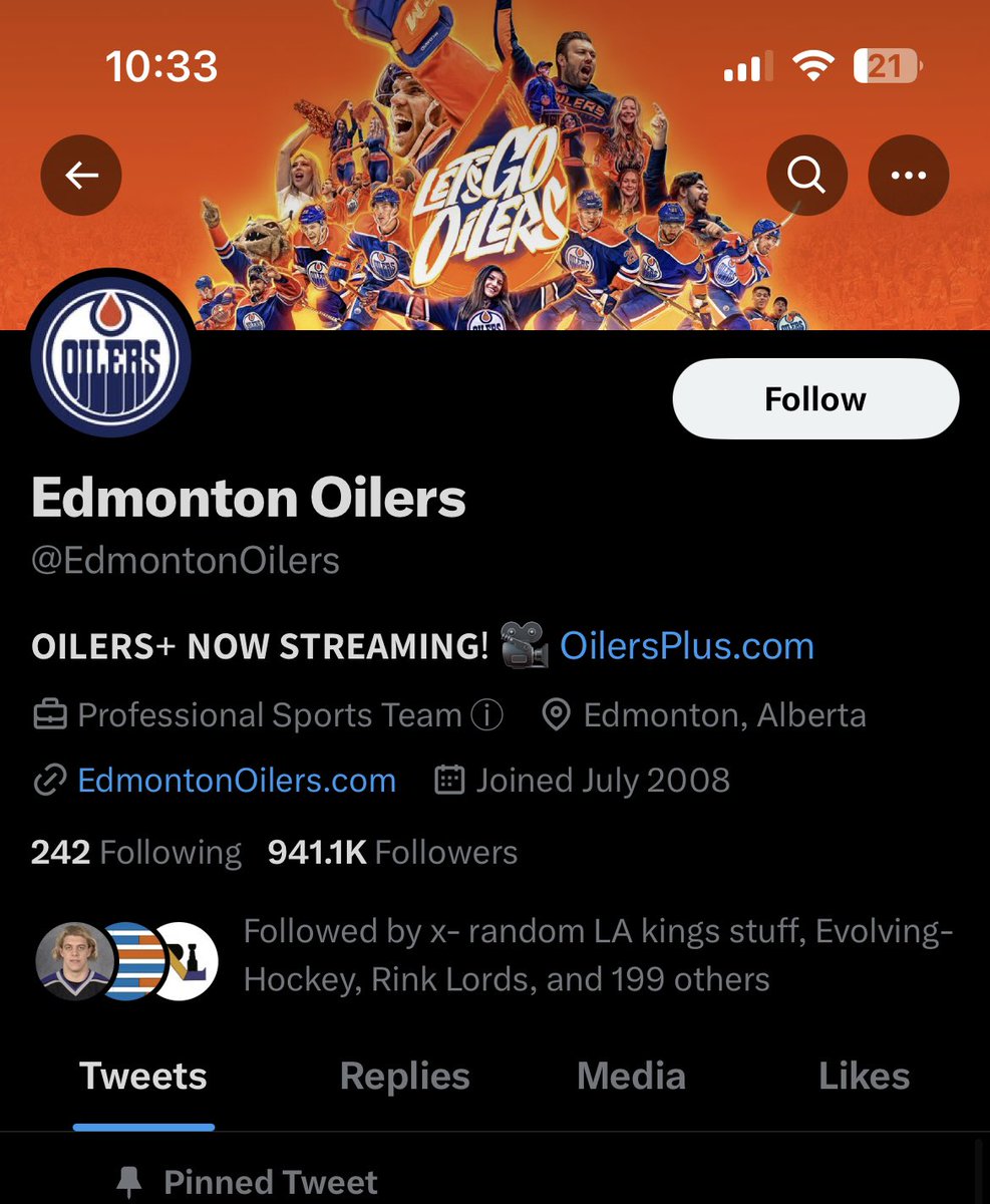 Is it just me or does anyone else find it funny that the Edmonton Oilers Twitter account is not verified by the league? Lol #GoKingsGo