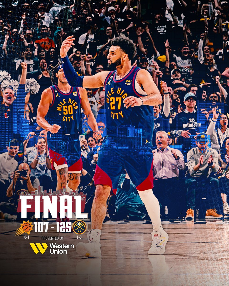 nuggets's tweet image. Startin' off the series with a W

#BringItIn