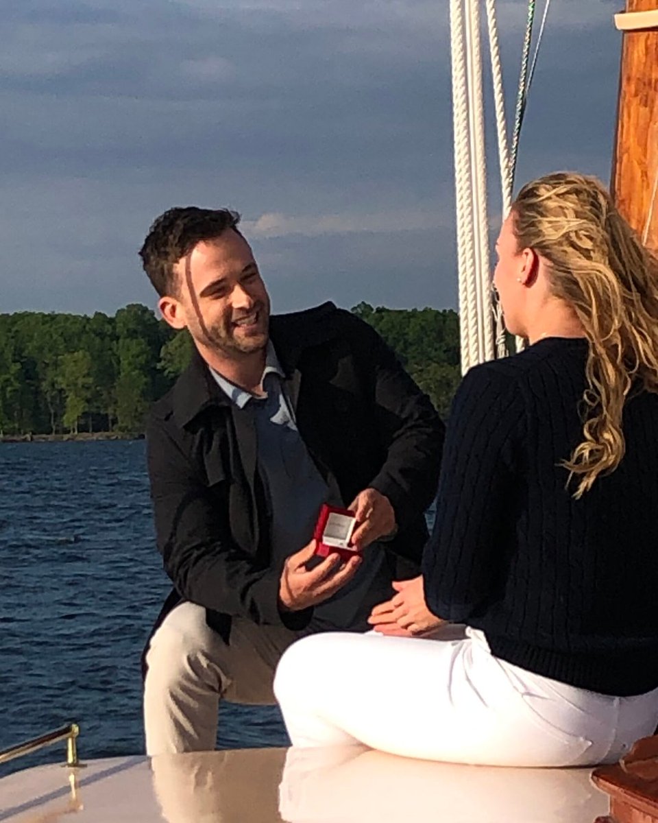 SailStMichaels's tweet photo. Who's ready to pop the question in a breathtaking setting, surrounded by the serene beauty of the waters and the Chesapeake Bay on Sail Selina? Share your thoughts using #romanticcruise #proposalplanning #engagementatsea #luxuryyacht #perfectsetting" https://t.co/X66pvZGQUc