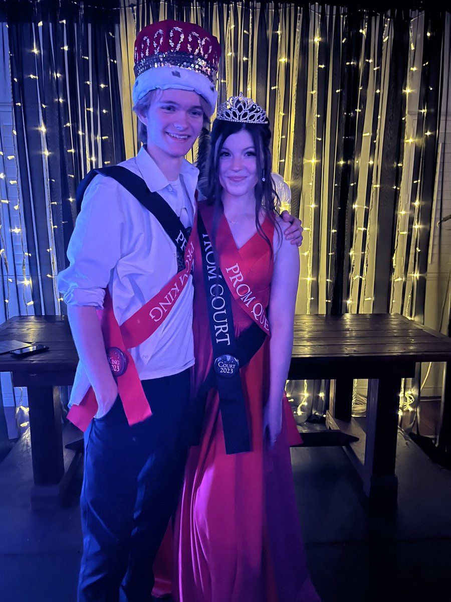 DrKevinMorrison's tweet photo. Congratulations to @Willard_HS prom king, Dawson Flatness and queen, Grace Barr! @willardschools https://t.co/1IDGD8bm53