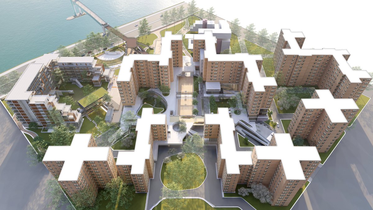 soniha06's tweet photo. Community housing design with multi-layered courtyards and community facilities with dwelling units
#Thesiswork #community #design #architecture https://t.co/d5KmoUh6Ap