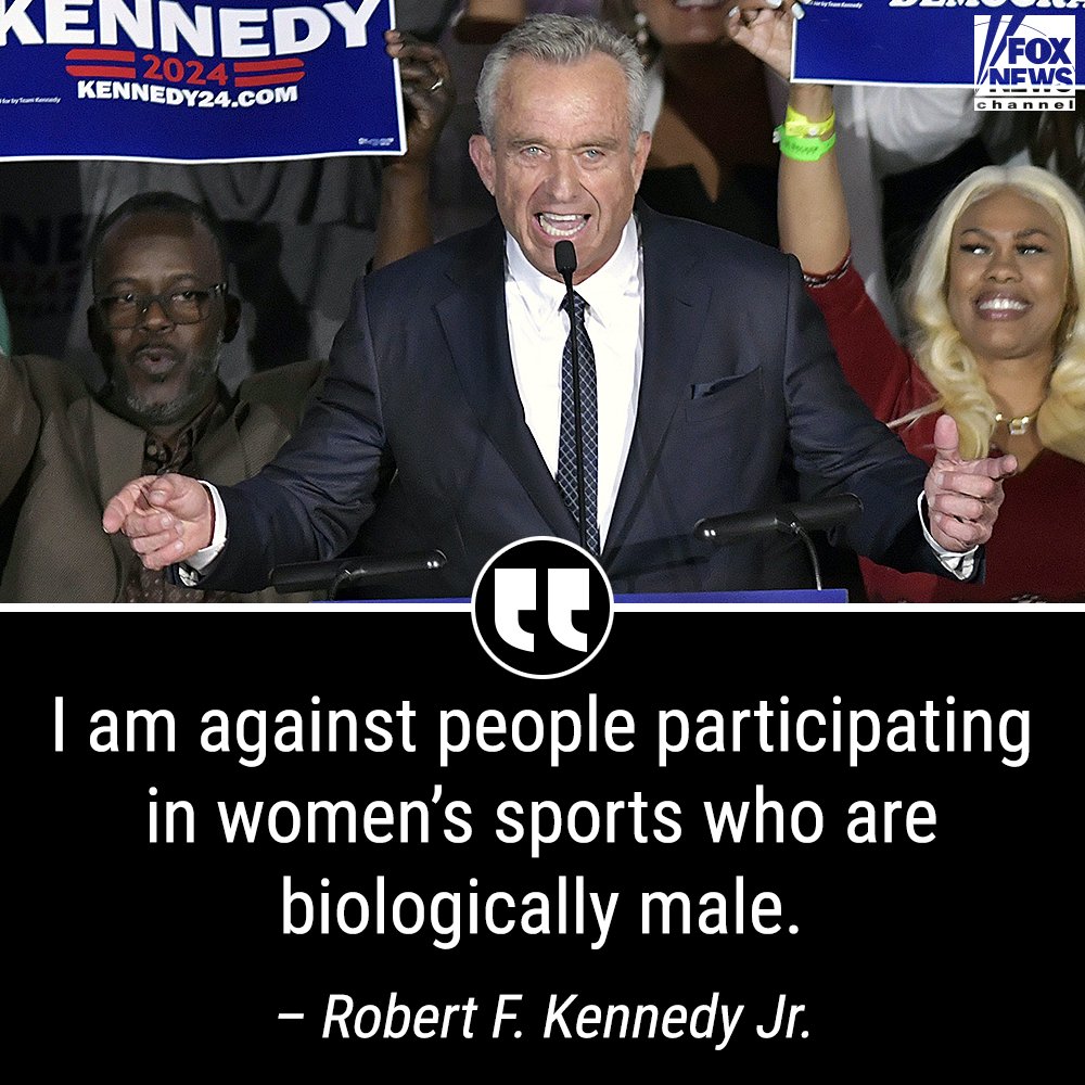 FoxNews's tweet photo. NOT HOLDING BACK: Democratic presidential candidate gives his honest take on the controversial transgender sports debate. https://t.co/4lyw6CIfPx https://t.co/wUNImXV2M3