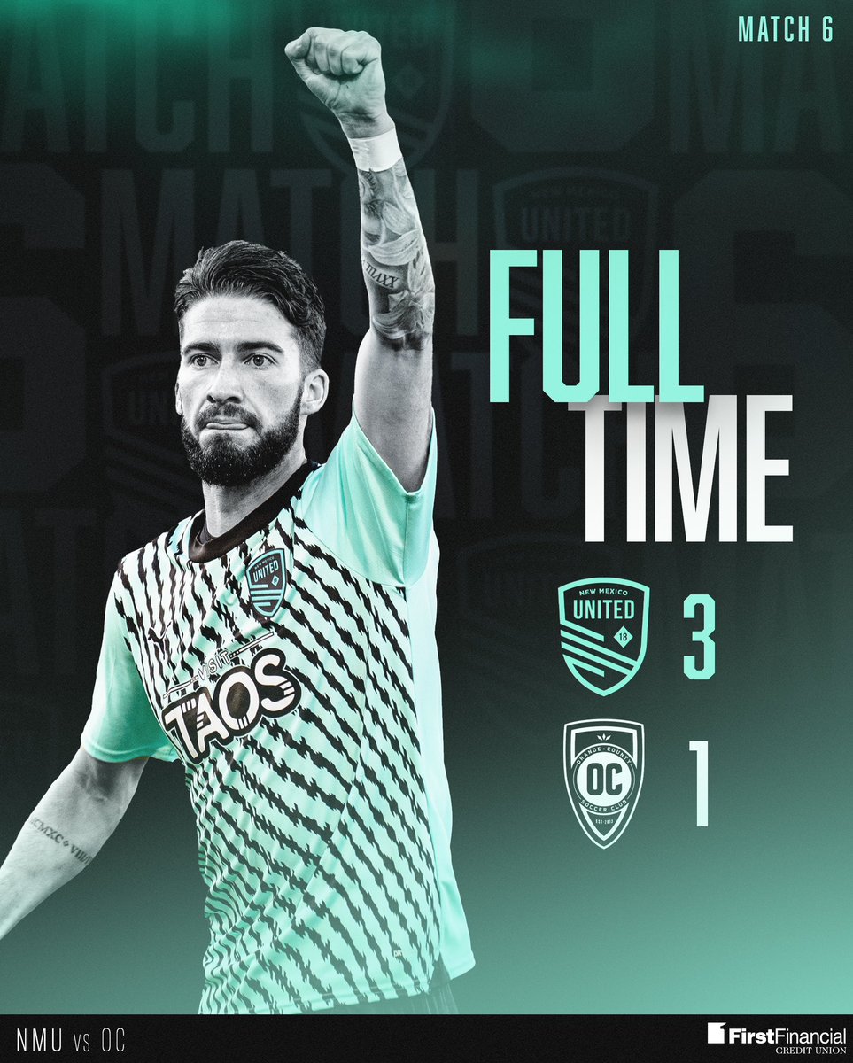 NewMexicoUTD's tweet photo. Unforgettable scenes at our Fiesta de Nuevo Mexico ✨

A brace from @GregHurst10, goal from @Sergiioo_77 and 3 @JoshDolling assists earns us 3 massive points at home 🔥 VAMOS! 

#SomosUnidos | @imafirst1 https://t.co/afiLeOHBAB