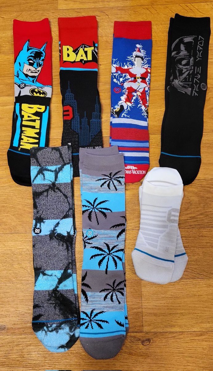 I have a Sock Problem @stance 
I'm Over 80 pairs now.
#Batman #StarWars #NationalLampoons #PalmTrees 
#StanceSocks