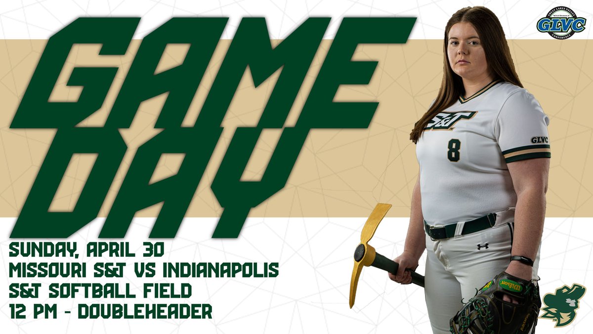 GAMEDAY!

Final home games of the season against the 6th-ranked Greyhounds!

🏟️ S&amp;T Softball Field
🆚 UIndy
⏰ 12 p.m.
📊 bit.ly/3ixyyfs
💻 bit.ly/3DfCNnJ

#MinerPride