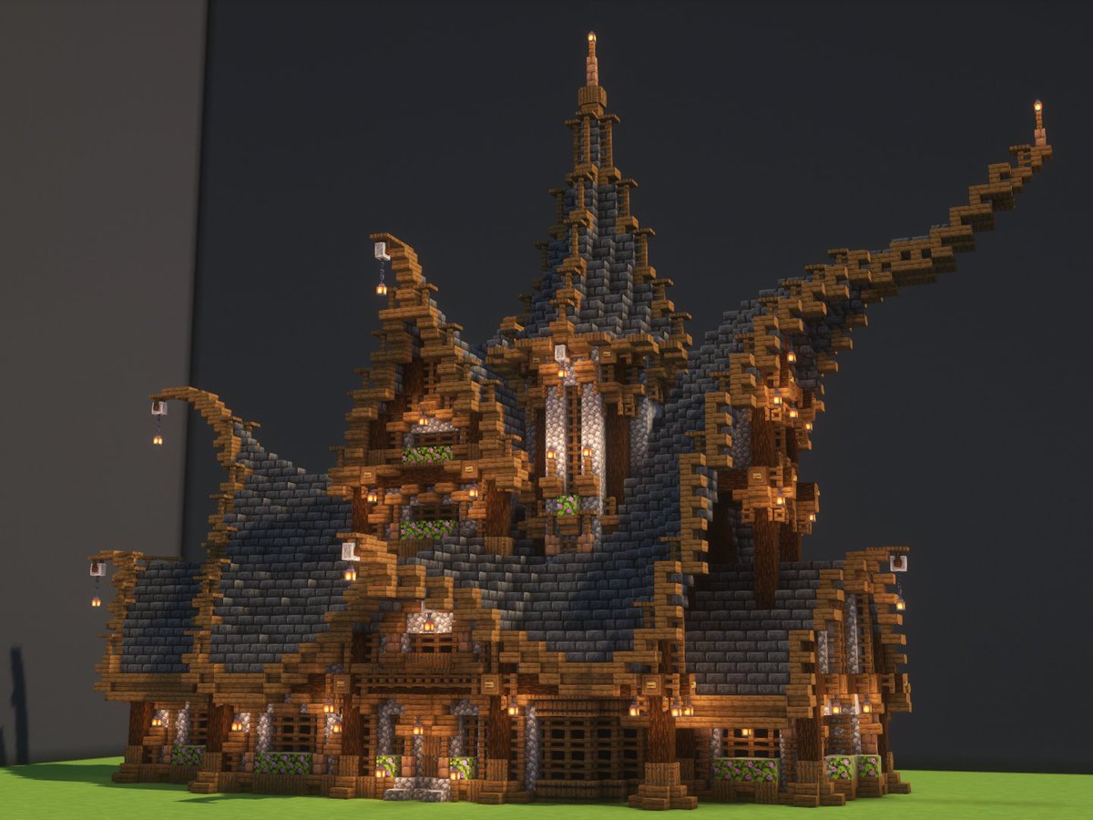 nunununu1_'s tweet photo. ぐにゃぐにゃファンタジー家
#Minecraft #Minecraftbuilds #minecraft建築コミュ #マイクラ #バニラ建築学部 https://t.co/Z6l0HC6GlH