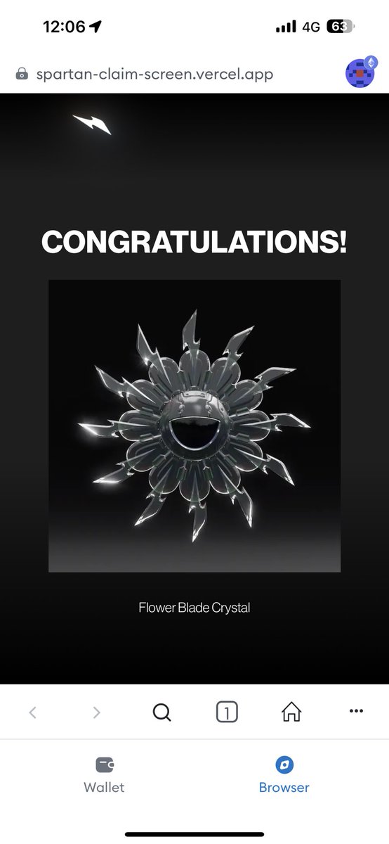 My crystal blade 🌟

<a href="/RTFKT/">RTFKT</a>