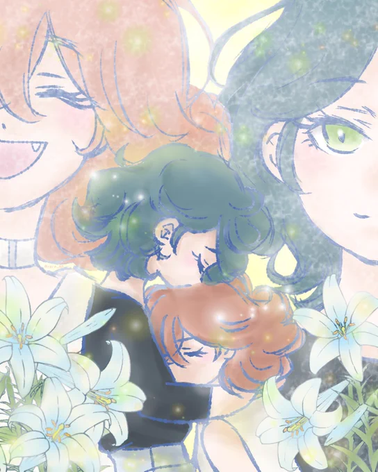 こちらもやっと完成…ソフィ安らかに #水星の魔女 #ソフィ #ノレア  ソフィノレ ノレソフィ
