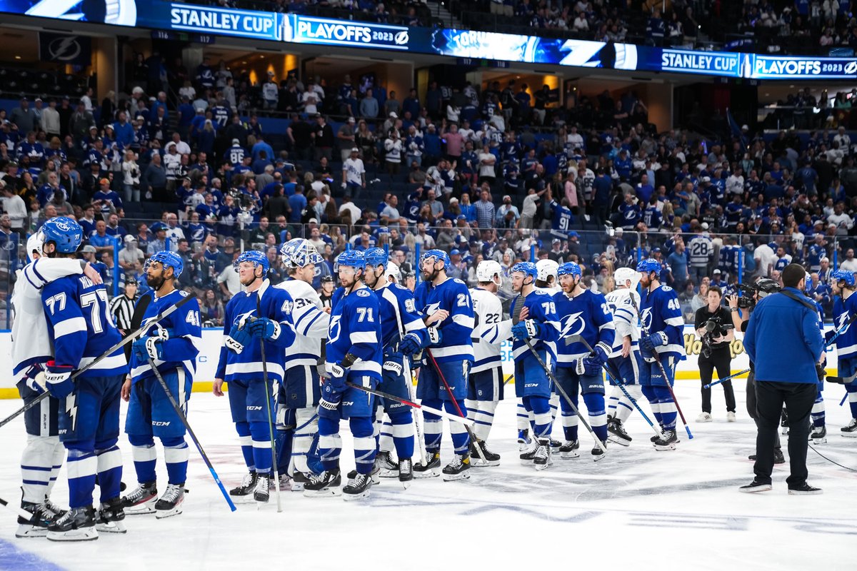 MapleLeafs's tweet photo. Heck of a series, @TBLightning 🤝 https://t.co/ny3mmwEiCC