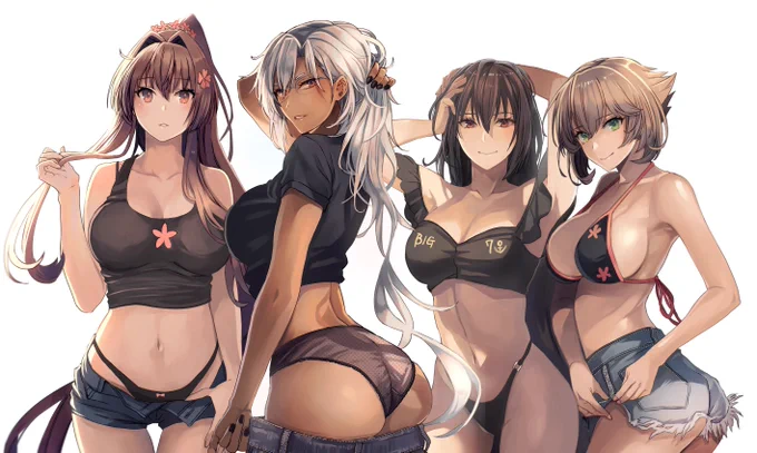 ちなみに去年の4月もホットパンツでした。