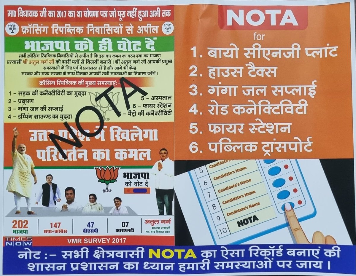 Sanjaykrjha's tweet image. @AtulGargBJP @Gen_VKSingh @BJP4India @BJP4UP @hastagkhabar @News1IndiaTweet @VvekTyagi @xingparivar @AnuragChaddha क्रॉसिंग्स रिपब्लिक के मतदाताओं की मजबूरी कहें या आपकी लापरवाही ? @myogiadityanath @AmitShah @YogaDay21 @CrossingKiAwaaz @fedcraoa @manishsmooth @fedaoagzb @MMAOA9