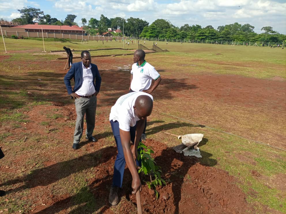 Planted a Legacy tree for the @WildlifeClubsUg  of St.Joseph ss Nagalama
#conserving wildlife and Environment
#InvestInOurPlanet since it's EARTH month