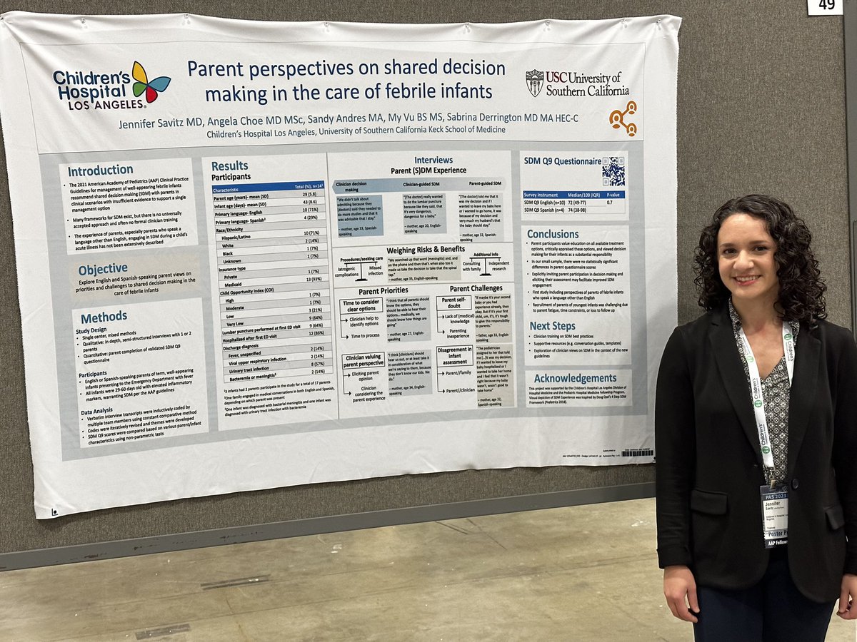 CHLA_PHMFellows's tweet photo. Second year fellows @jennsavv, @Doctora_Natalia and @AnnaEganMD presented their scholarly projects this weekend at #PAS2023! https://t.co/H6qSIcSrUa