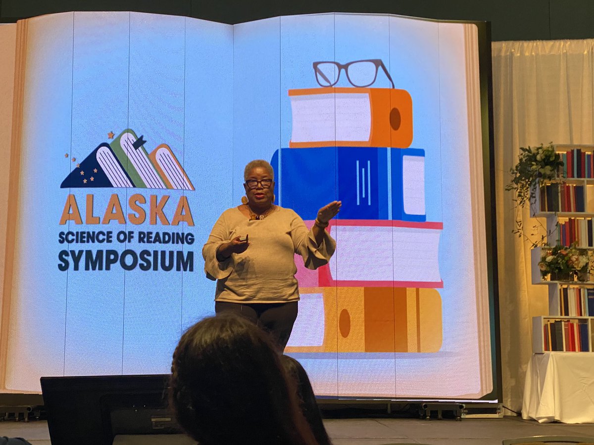 Dr. Julie Washington bridging culture, language, and reading at the Alaska Science of Reading Symposium #aksors @alaskadeed