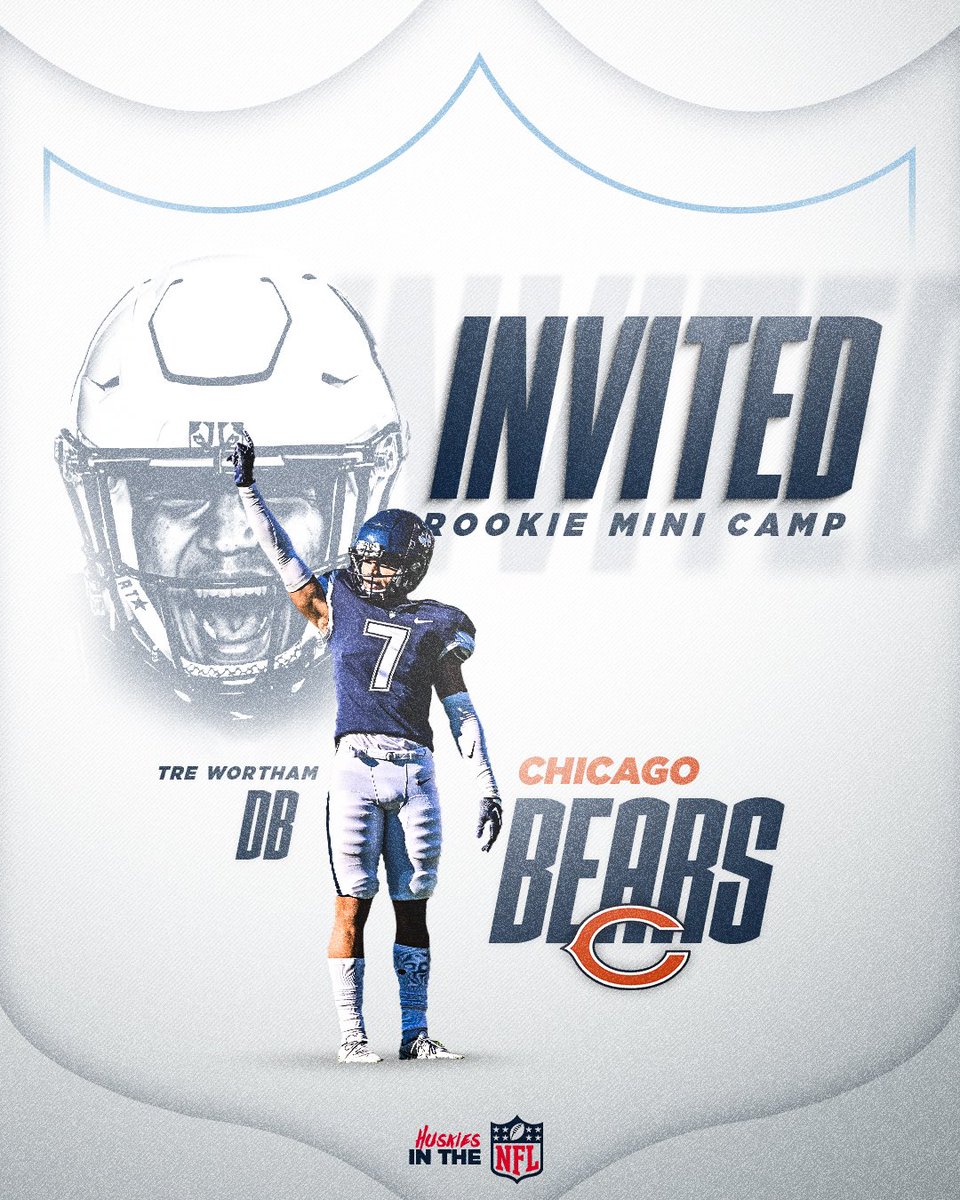 Storrs ➡️ Chicago
<a href="/T_savage209/">Tre’ Wortham 🏁</a> is heading to The Bears Mini Camp!

<a href="/ChicagoBears/">Chicago Bears</a>