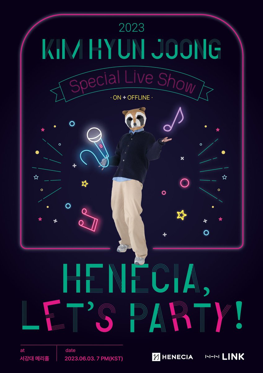 Princessmich123's tweet photo. 🥳 Let’s celebrate Hyunjoong’s birthday &amp; have a fun time by joining in the 2023 #KimHyunJoong Special Live Show ‘HENECIA, Let’s Party’ on 3Jun2023 7PM KST @ Sogang Uni MaryHall

🎫 Both Offline &amp; Online ticket sales have started. Get your ticket now!
#김현중 
#キム・ヒョンジュン https://t.co/fKrX5rwWkG