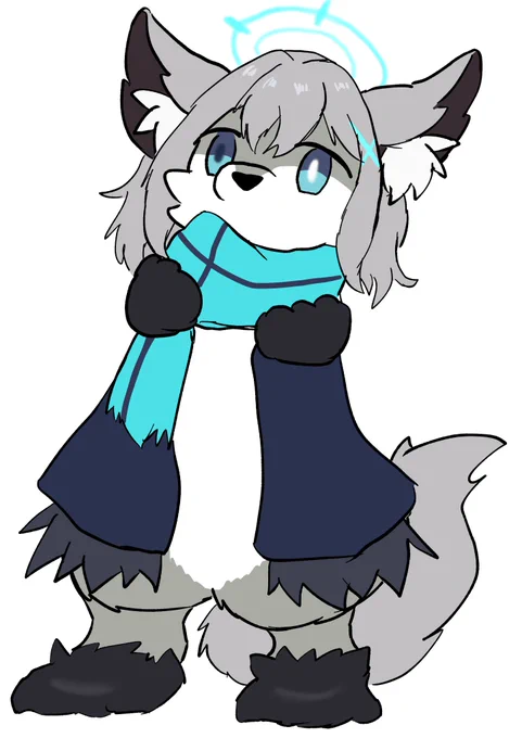 ブルアカ 擬獣化シロコ