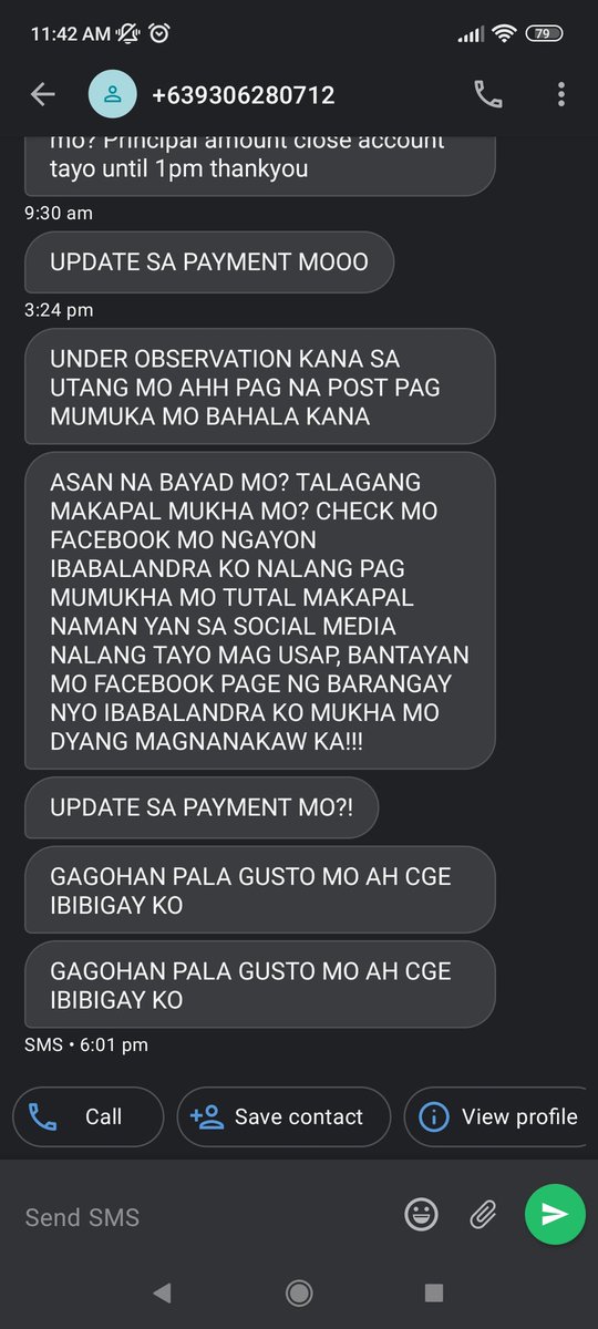 JapronAA's tweet photo. Tama na ang pag papahiya at harassment! 

SHUT DOWN ILLEGAL AND ABUSIVE OLA
#FightOnlineLoanSharks
#UOVM @senatePH @IdolRaffyTulfo @WinGatchalian74 @SenGracePOE @Cynthia_Villar https://t.co/b7gKkWi1DV