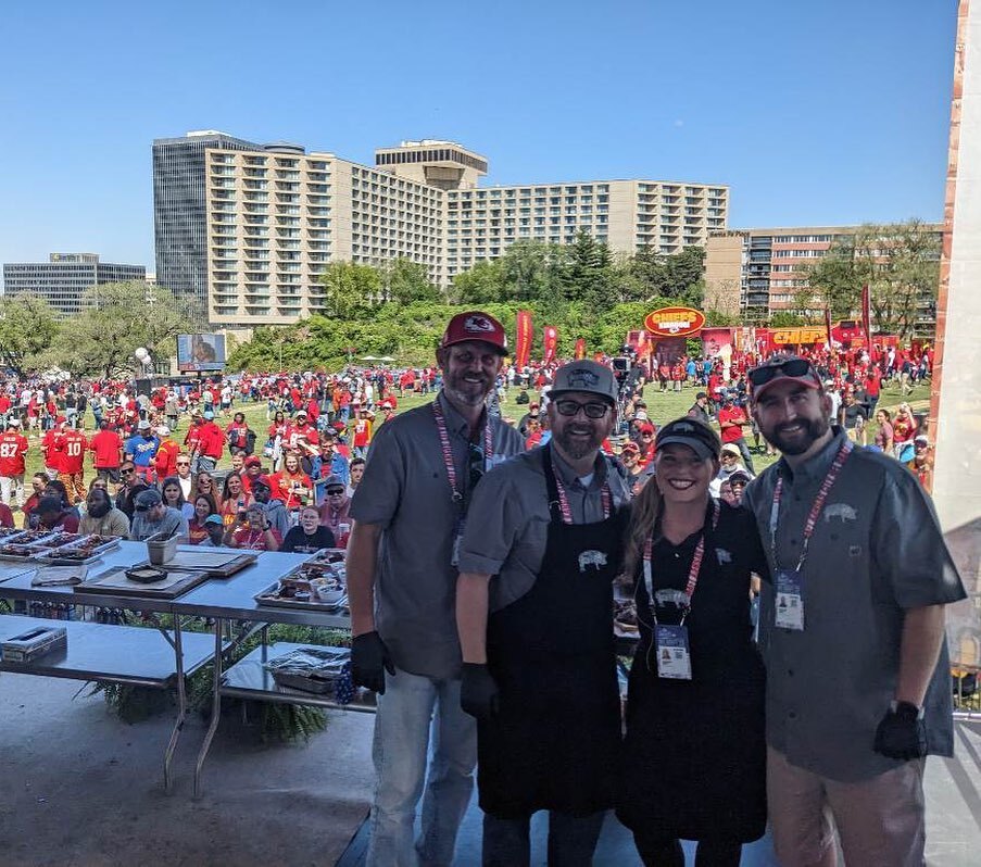 Burnt Finger BBQ (@burntfingerbbq) on Twitter photo KC turned out for the @nfldraft this week! We took the stage today to show off our burnt ends as part of the Smoke Show contest. We had a blast! Congrats to <a href="/joeskc/">Joe's Kansas City</a> for taking the win. Thanks @mitchschwartz71 for taking our picture from the stage! instagr.am/p/CrpOT0Iuew4/ KC turned out for the @nfldraft this week! We took the stage today to show off our burnt ends as part of the Smoke Show contest. We had a blast! Congrats to <a href="/joeskc/">Joe's Kansas City</a> for taking the win. Thanks @mitchschwartz71 for taking our picture from the stage! instagr.am/p/CrpOT0Iuew4/