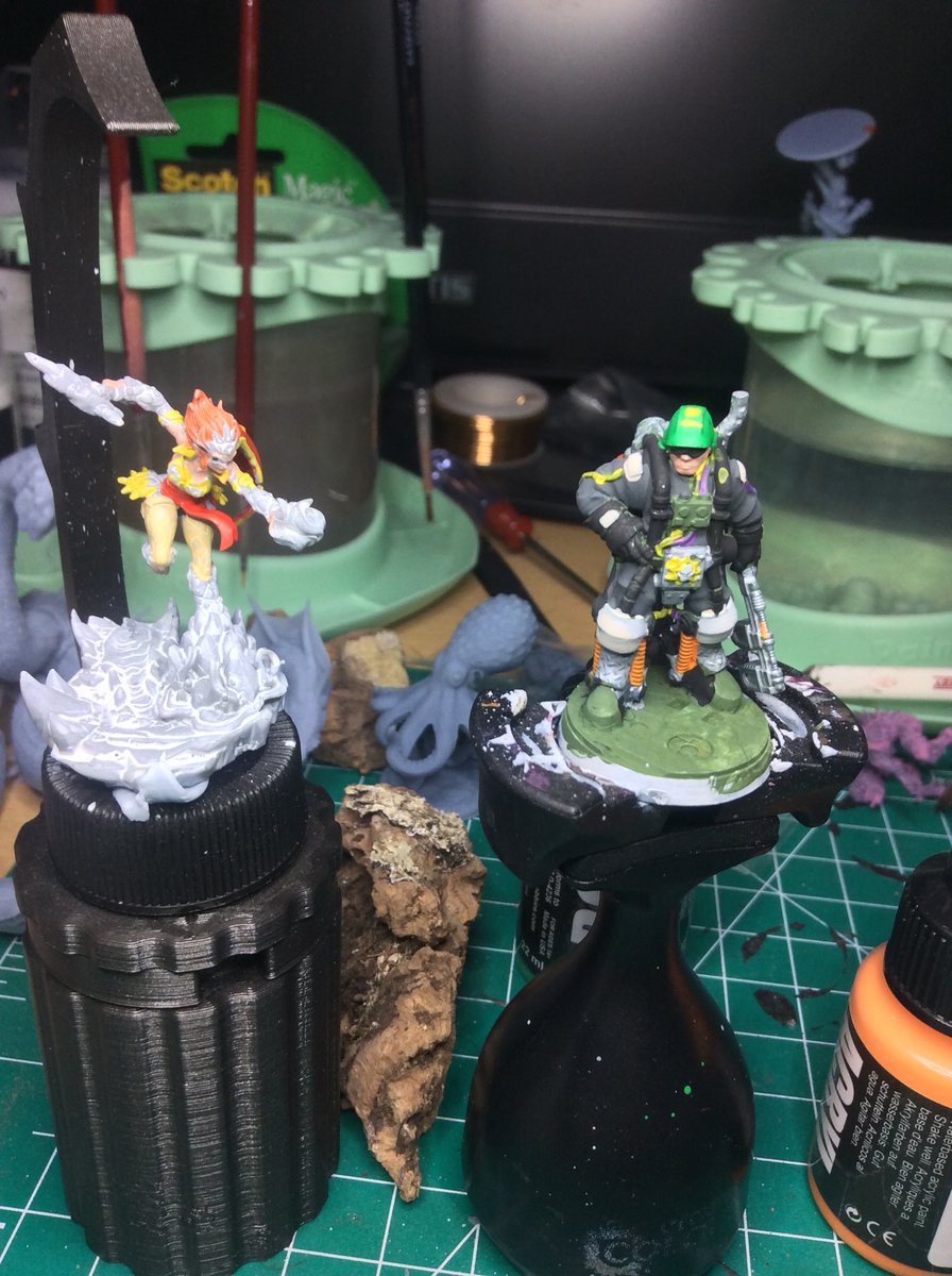 ⁦@Goblins_Mordor⁩ ⁦<a href="/PEG_Games/">Pinnacle Entertainment Group</a>⁩ #WIP Burster NPC and Operator PC for my #SavageRifts campaign