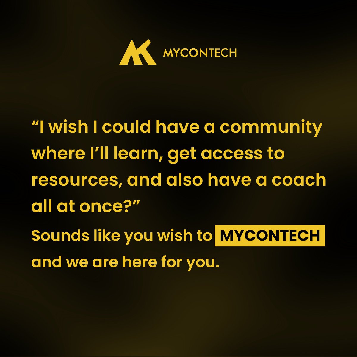 mycon_tech's tweet photo. Ready to start your journey to becoming a tech expert?🤔
Learning tech has never been easier, Don't let a lack of resources or guidance hold you back from reaching your tech goals.

#technology #techtwitter #techtrends https://t.co/Xz7O6GpDar