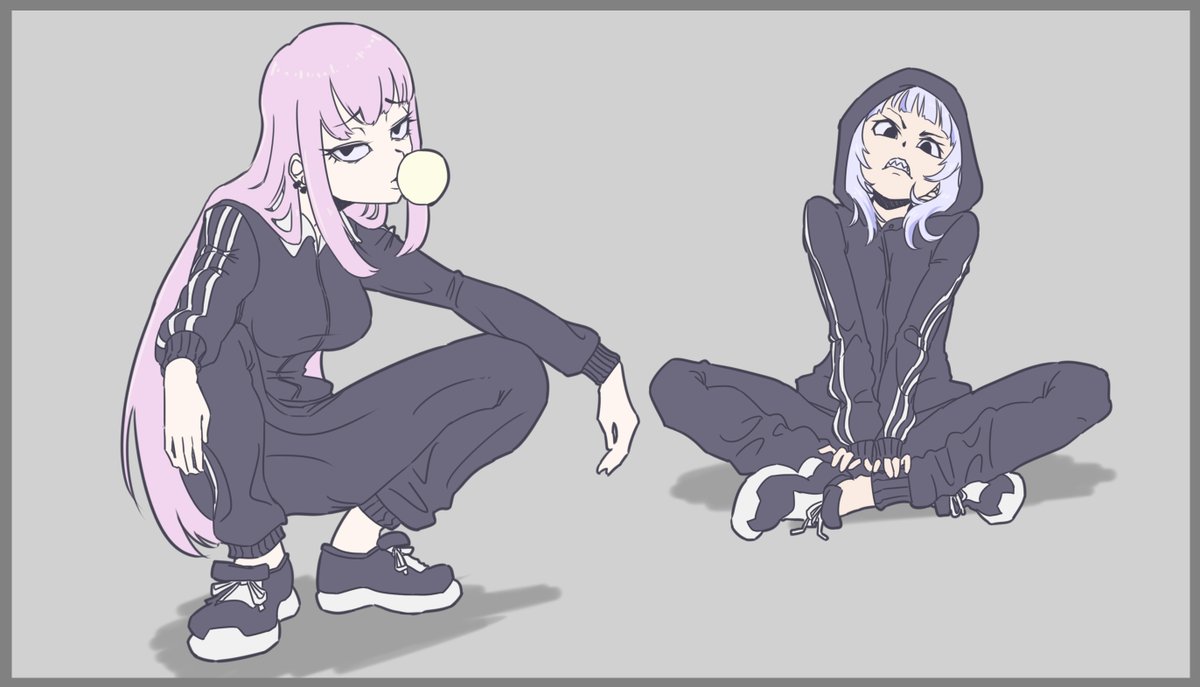 「アウトロー風FA(再掲)」|海Nのイラスト