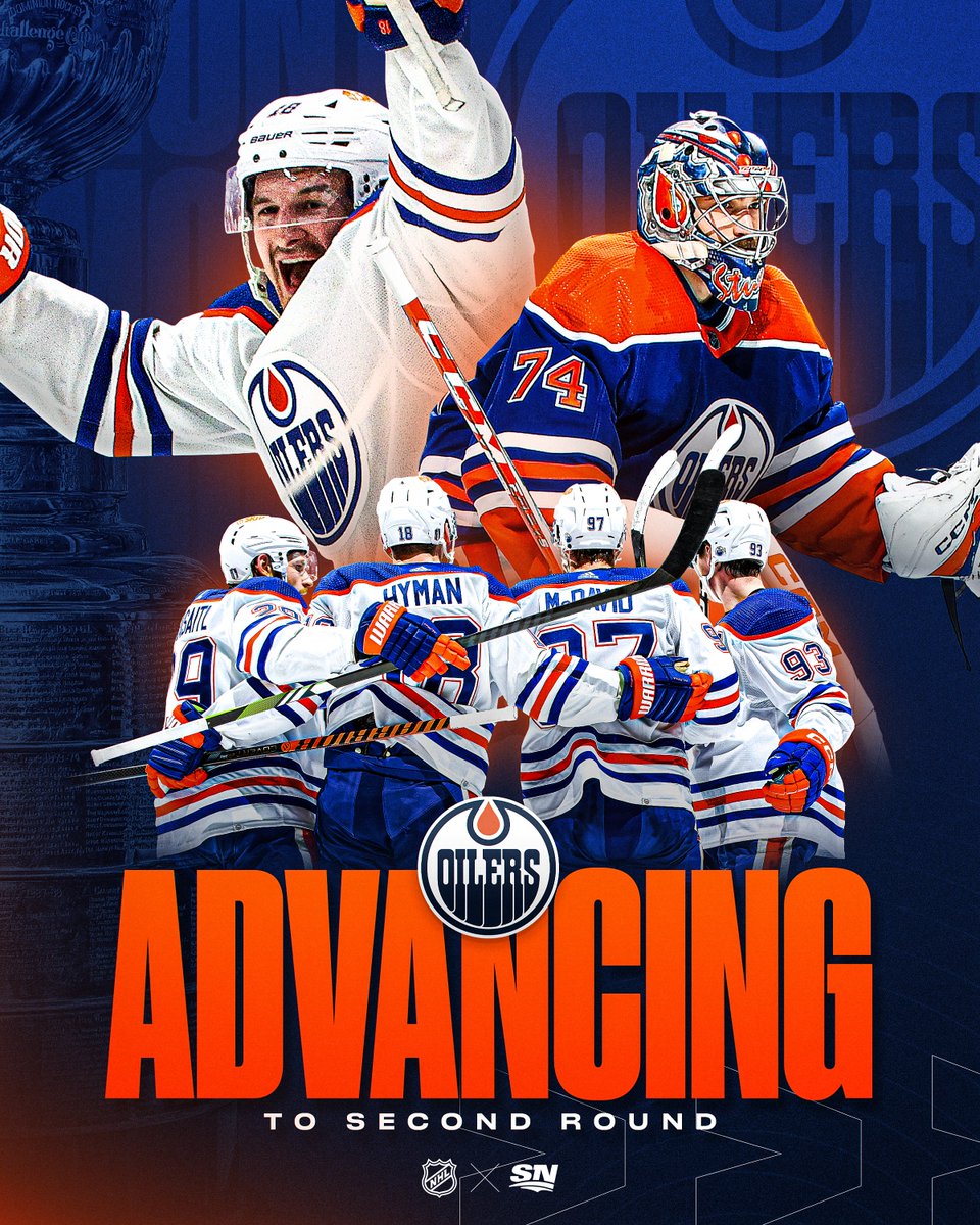 THE OILERS ARE PLAYING LA BAMBA ALL THE WAY TO ROUND 2! 🎶