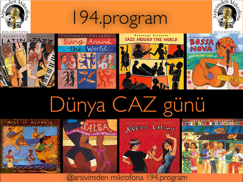 30 Nisan "Dünya CAZ gününü" özel program ile kutluyoruz...
"Dünya Müziğinin " CAZ ile buluşmasında 13 farklı ülkeden 13 müzisyen ve grup.
<a href="/Cazkolik/">Cazkolik</a> <a href="/arsivimden/">Arşivimden Mikrofona</a> ile #cazheryerde #JazzDay #April30 #celebration <a href="/IntlJazzDay/">InternationalJazzDay</a>
#InternationalJazzDay #DünyaCazGünü #30Nisan #cazgünü