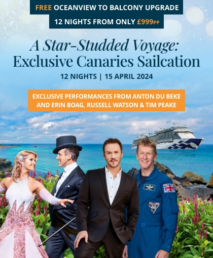 Morning, my loves! If the sunshine's putting you in a holiday mood, this is a must!… Join me & @ErinBoag,  @astro_timpeake & @russellthevoice on @imaginecruising’s exclusive Sailcation next April!

bit.ly/PrincessSailca…

Have a lovely Sunday,
Anton XX 😘🛳☀️
#ImagineSailcation