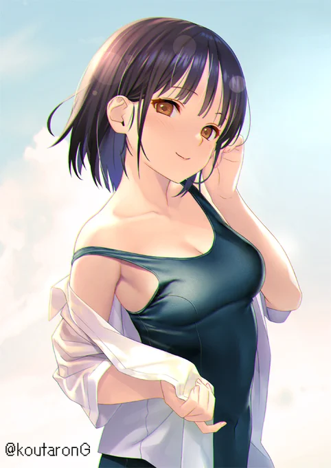 ぺたぺた お久スク水です もう5月か～ 