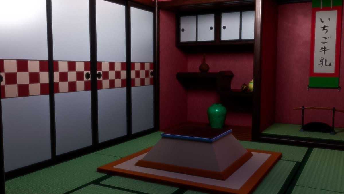 AokiAkitsu's tweet photo. Ya he acabado mi modelo de la Sala de Kotasu de #Gintama , aun que creo que en capítulos es la habitación de #Gintoki Programas usados #Maya #ArnoldRenderer #Photoshop.
#3D #3Dartist #SilverSoul #Yorozuya https://t.co/EnM0EqtzoE