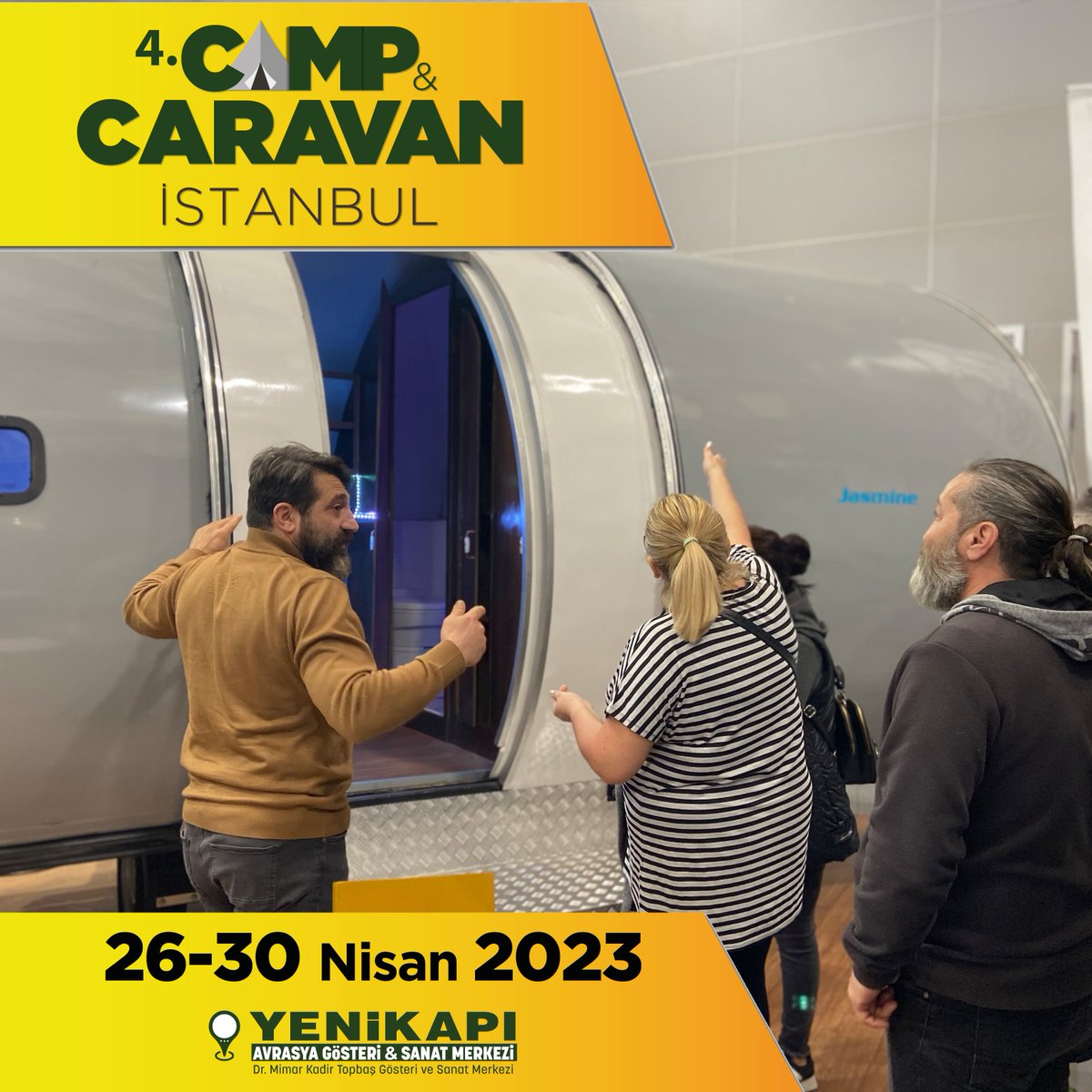 cnrcampcaravan's tweet photo. Aradığın karavanlar Camp &amp; Caravan İstanbul Fuarı'nda!

26-30 Nisan tarihleri arasında Yenikapı - Avrasya Gösteri ve Sanat Merkezi'nde ziyaret edebilirsiniz.

Online biletinizi hemen alın.

https://t.co/IbmKwwEIb8

#cnrholding #kampyeri #çadır #mountain #fuar #kamp https://t.co/Am9HSuy7uK