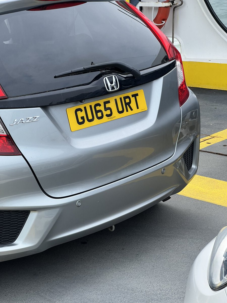 The best number plate on the island.