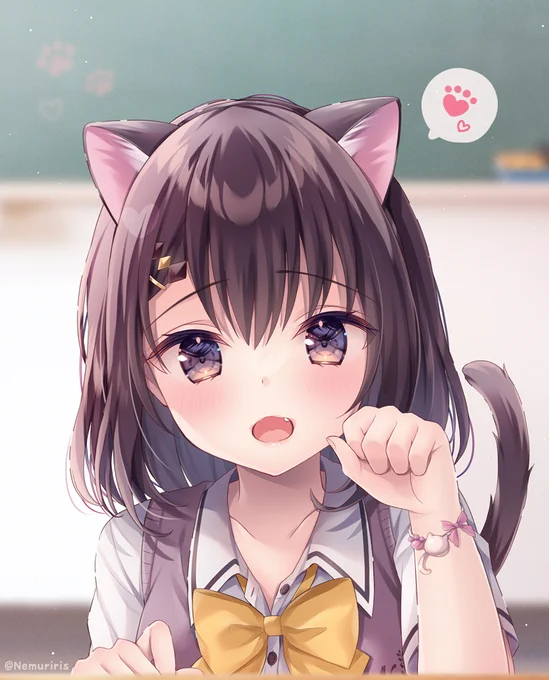 「にゃ、にゃあ//」
