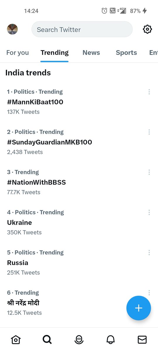 NationFirst3101's tweet photo. @Rajsthanikaka @DrKirodilalBJP Trending #NationWithBBSS at No3

Lets Join https://t.co/FUkMoZ9LbS