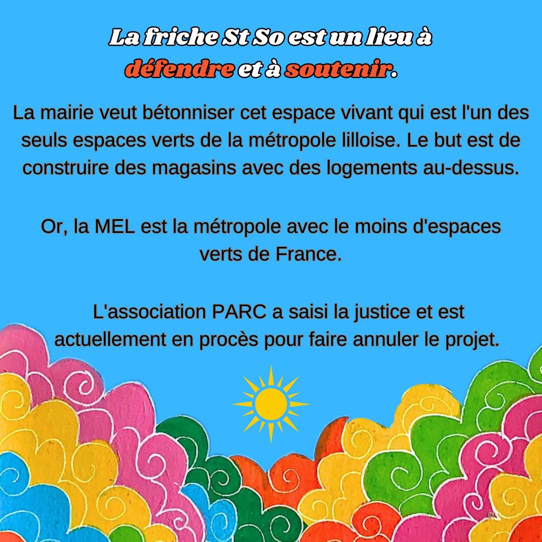 On vous donne rendez vous le 13 mai à 14h pour le Festi'friche ! 
Pour la mise en avant de la lutte pour la préservation de la friche St Sauveur, on vous promet des concerts, ateliers, jeux, expos et pleins d'autres trucs !