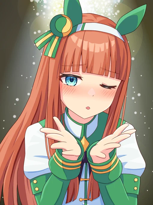 #サイレンススズカ生誕祭2023 #100日チャレンジ Day24 サイレンススズカ(ウマ娘) 「あたしだけにチュゥする」