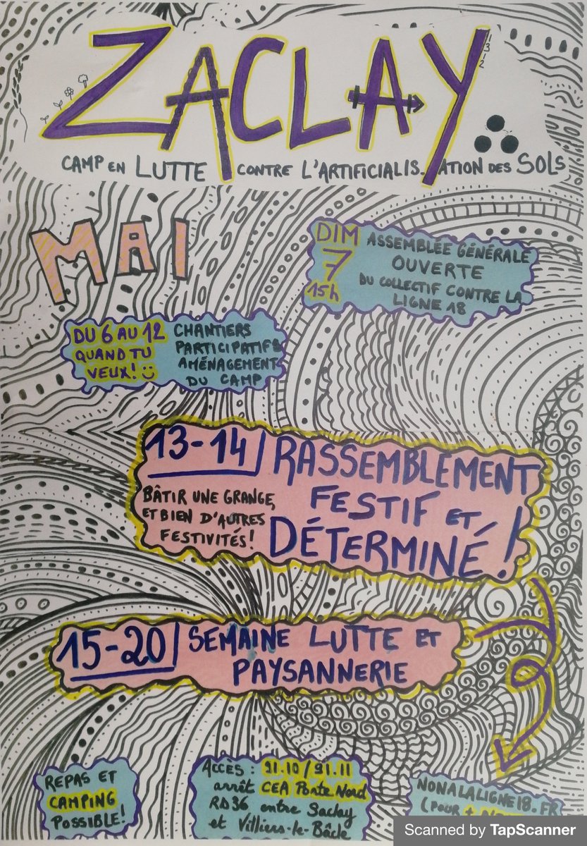 Collectif contre la ligne 18 tweet media