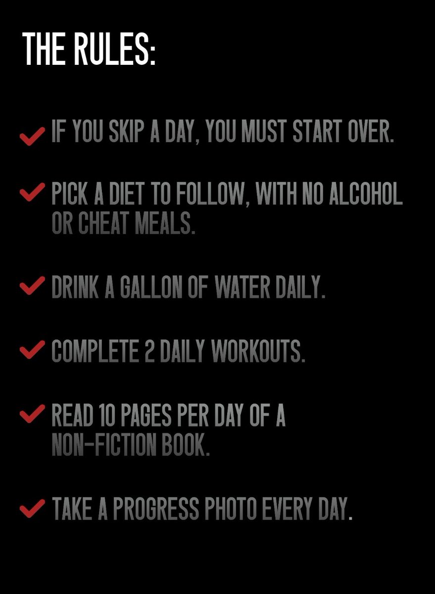 Arel_TV's tweet photo. Gonna start the 75 days hard challenge on Monday

#selfdiscipline #75dayshardchallenge #selfimprovement https://t.co/S6O0CwBiIS