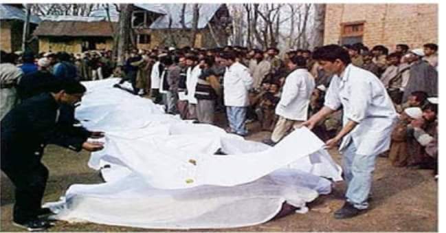 wazir_akhil's tweet photo. ||धर्म पूछ कर मारा गया||
We remember 35 Hindus' who were killed on 30 April 2006 in which 22 are from Kulhand area of Doda & 13 from Basantgarh of Udhampur.
#HinduGenocideInJammu #DodaMassacre #JammuFiles https://t.co/EsXgnSHlWS