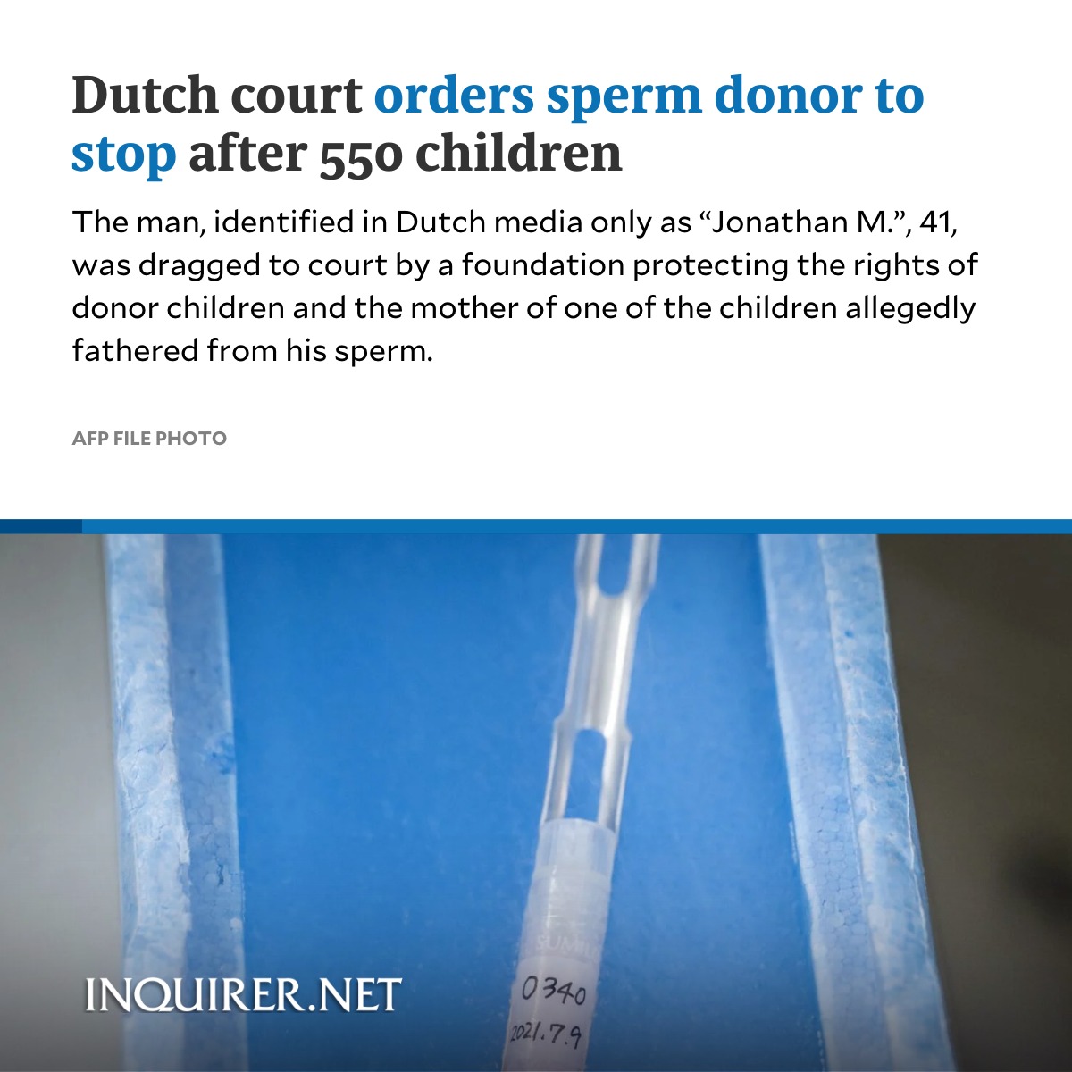 Inquirer on twitter dutch judges ordered a man suspected of fathering